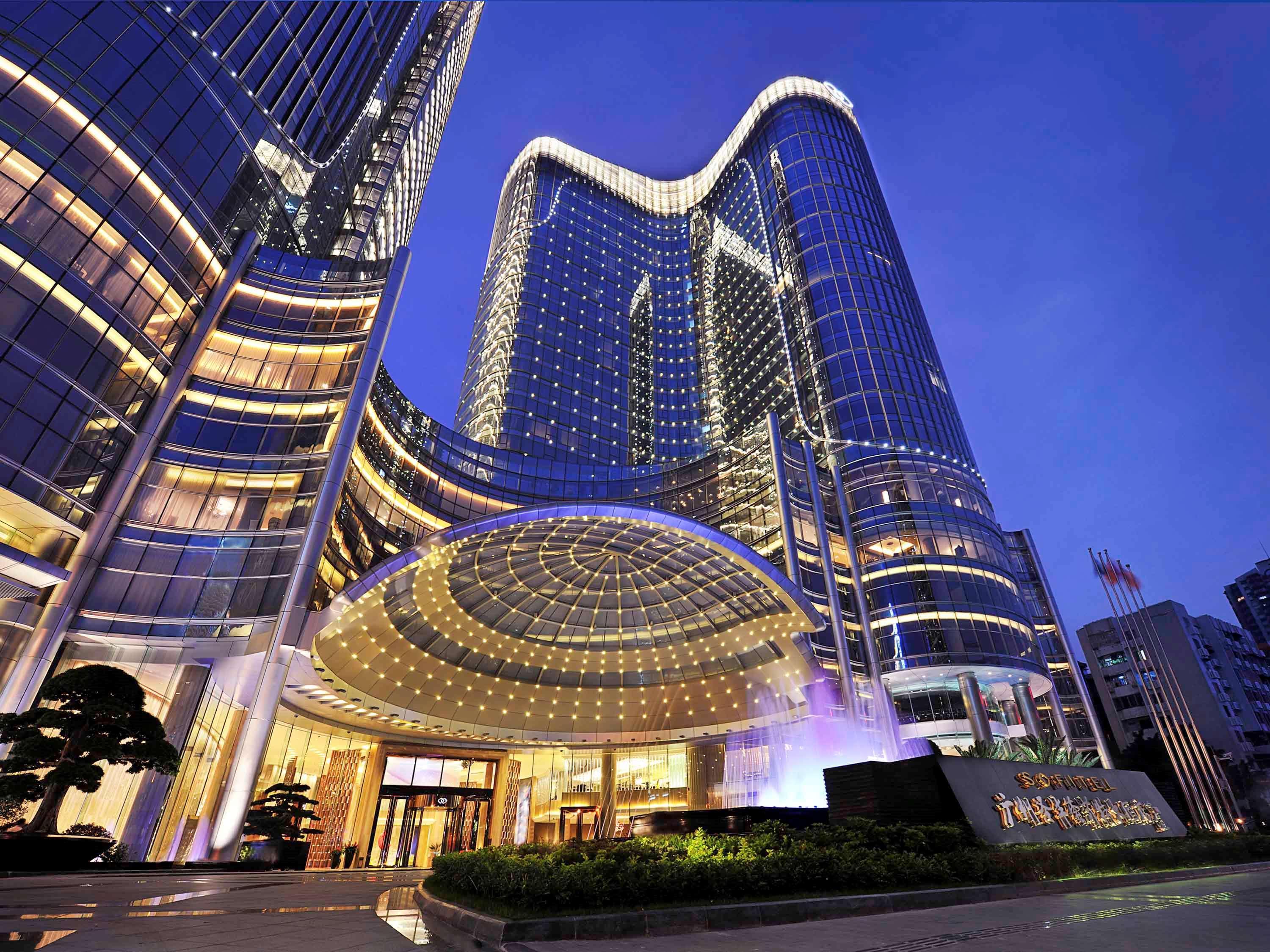Hotel Sofitel Guangzhou Sunrich Exterior foto